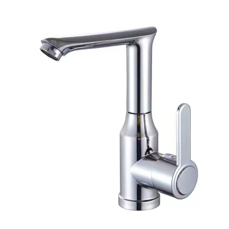 Cold Only Water Kitchen Faucet Commercial Bar Tap Single Lever Handle Plastic Steel Wall Mounted Single Hole Modern