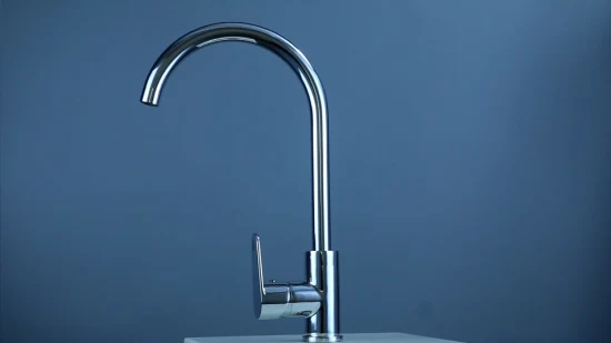 Rubinetto per lavabo in rame di alta qualità per cucina e bagno con maniglia singola in ottone