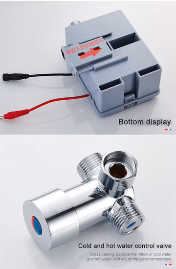 Moderno scaldabagno portatile da esterno Miscelatore da bagno Touchless Rubinetto tedesco con sensore Lavello da cucina intelligente