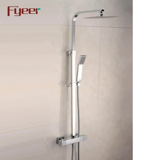 Set doccia termostatico con miscelatore per rubinetto da bagno sensibile alla temperatura Fyeer