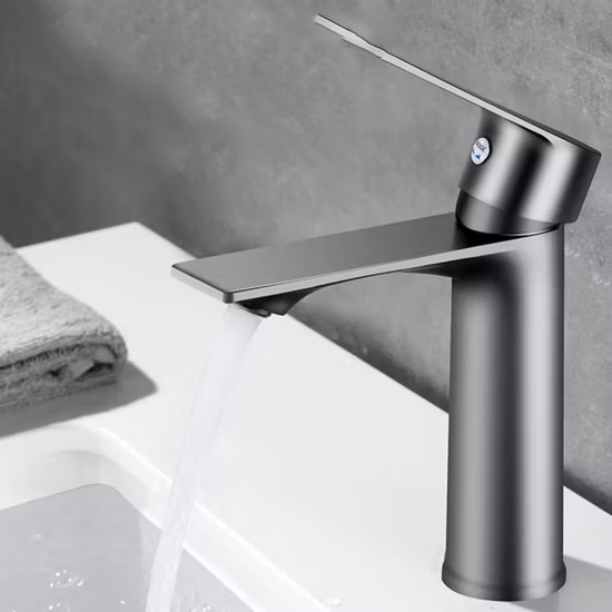 Miscelatore bagno freddo-caldo contemporaneo monoforo, rubinetti lavabo, rubinetto lavello cucina